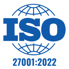 ISO/IEC 27001:2022 certified
