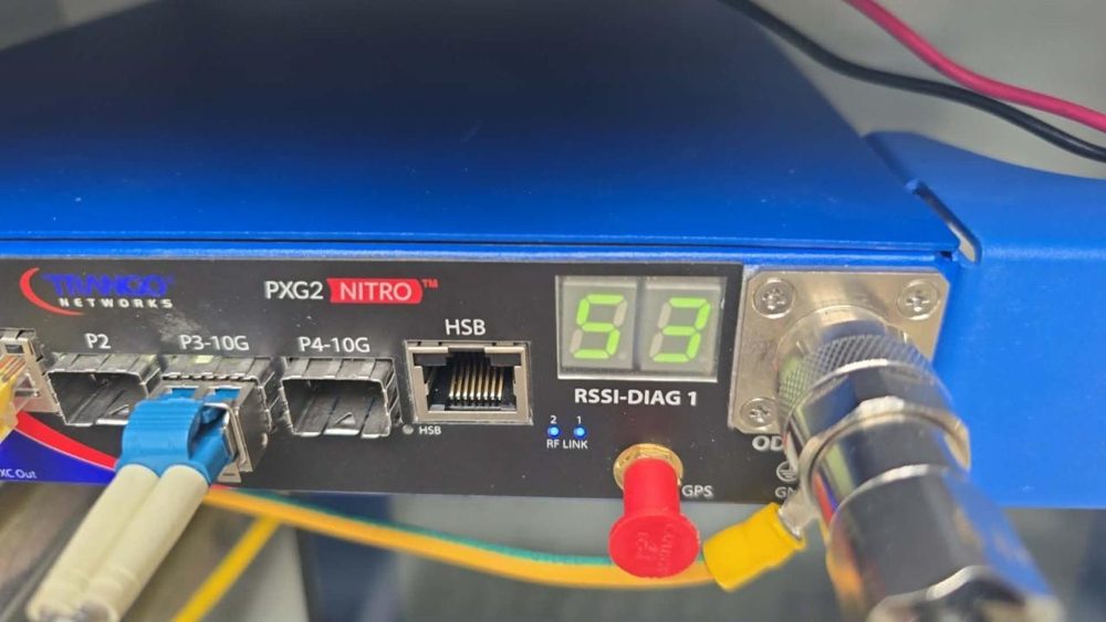 Indoor unit during commissioning tests