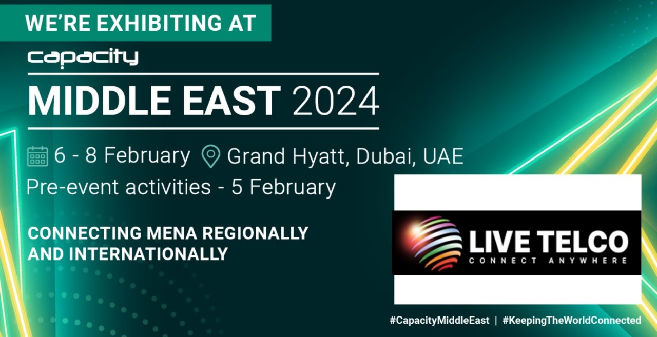 We’re Exhibiting at Capacity Middle East 2024
